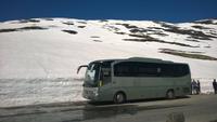 Schneewände auf der Sognefjellspanorama-Straße &ndash; &copy; Dorothea Baumert (Eberhardt TRAVEL)