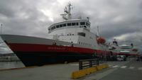 MS Vesteraalen in Trondheim. Hurtigrute &ndash; &copy; Dorothea Baumert (Eberhardt TRAVEL)