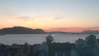 Aalesund gegen 1:00 morgens &ndash; &copy; Dorothea Baumert (Eberhardt TRAVEL)