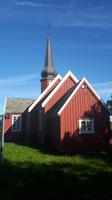 Lofoten (Holzkirche von Flakstad) &ndash; &copy; Katrin Deutschbein (Eberhardt TRAVEL)