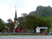 222. Dorfkirche in Flagstad, Lofoten, Norwegen, AIDAvita &ndash; &copy; Maria Michel (Eberhardt TRAVEL)