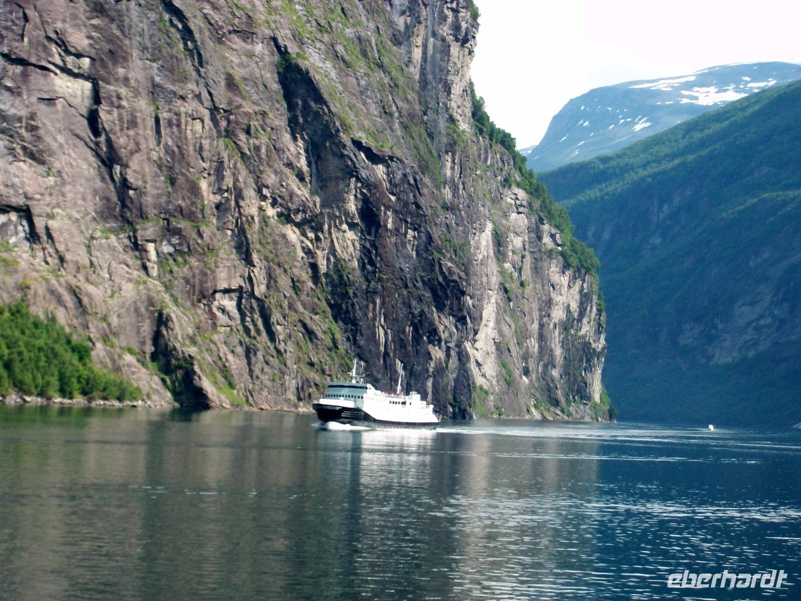 Kreuzfahrt auf dem Geirangefjord  &ndash; &copy; Steffen Mucke (Eberhardt TRAVEL)