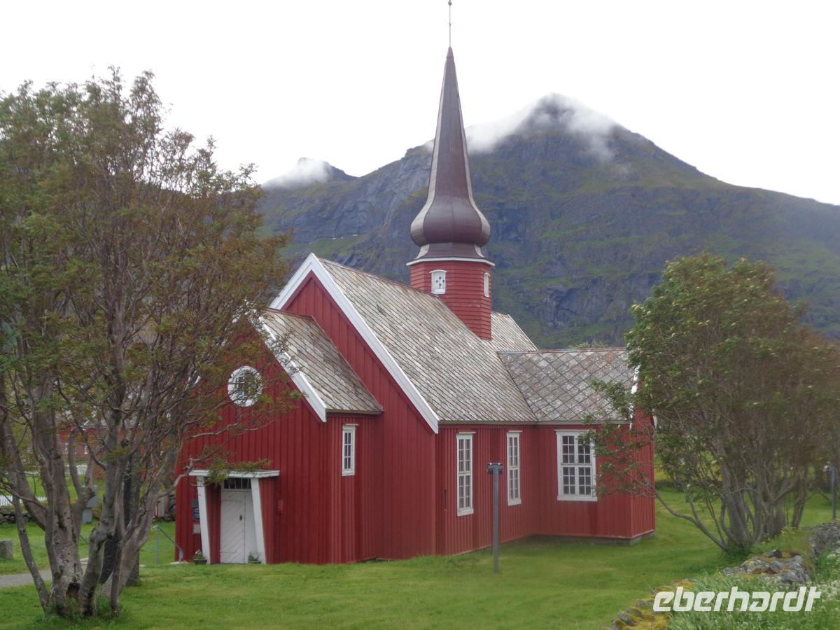 Kirche in Flagstad &ndash; &copy; Peter Rudolph (Eberhardt TRAVEL)