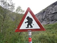 Troll Warnung &ndash; &copy; Ingrid Langer (Eberhardt TRAVEL)