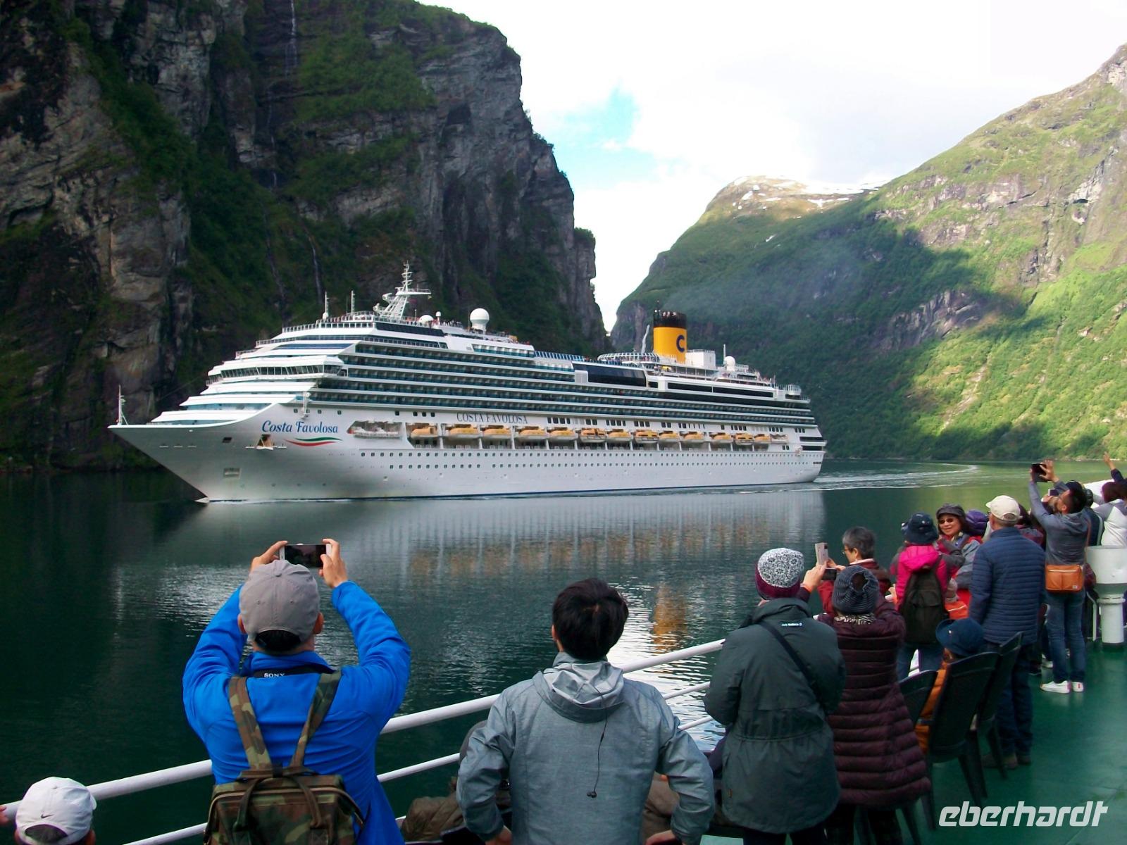 Kreuzfahrt auf dem Geirangerfjord  &ndash; &copy; Steffen Mucke (Eberhardt TRAVEL)