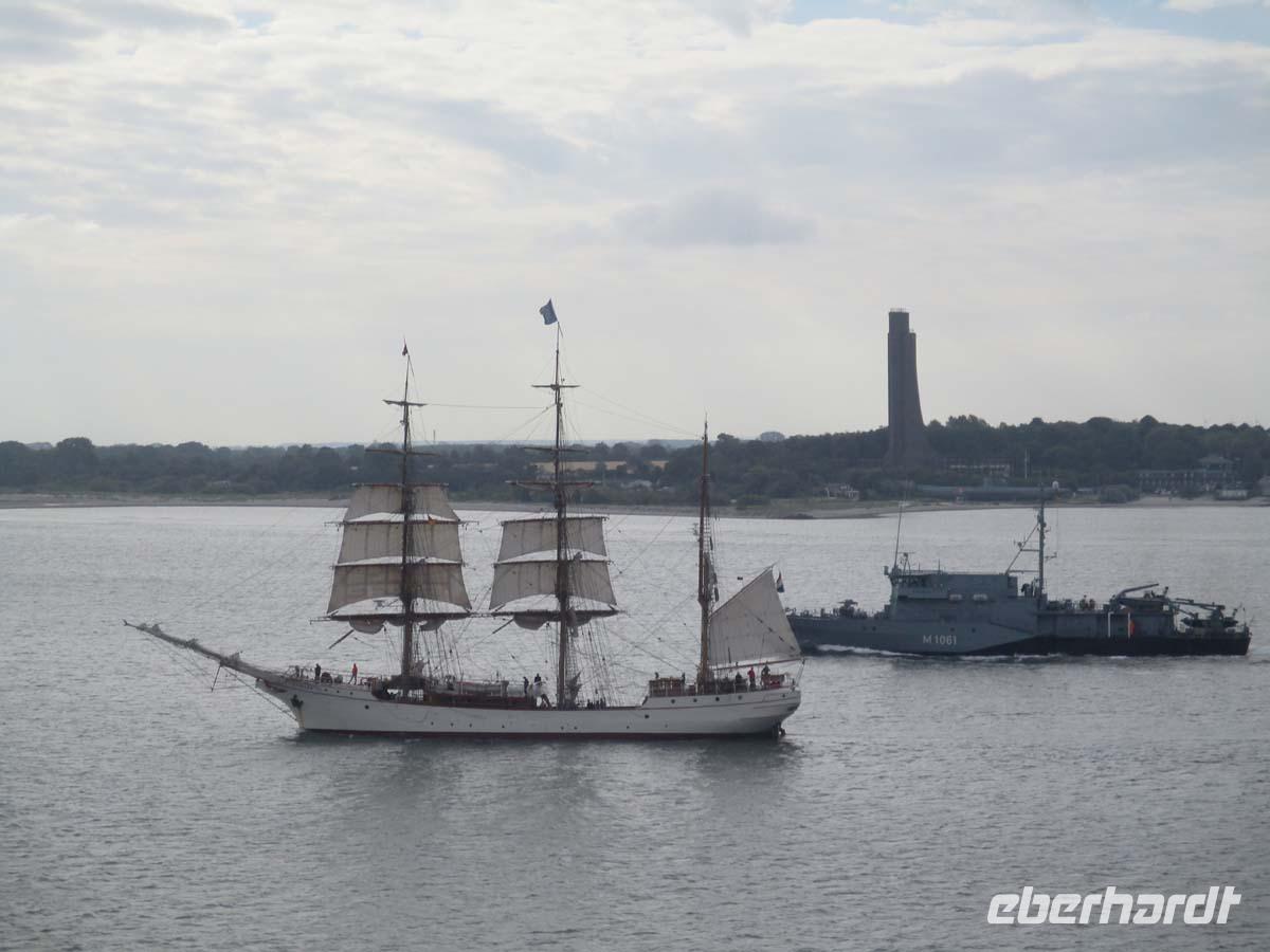 In der Kieler Förde vor Laboe &ndash; &copy; Peter Rudolph (Eberhardt TRAVEL)