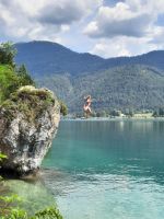 Achensee - ja, Sie ist gesprungen und alles ok. &ndash; &copy; Betina Marinov (Eberhardt TRAVEL)