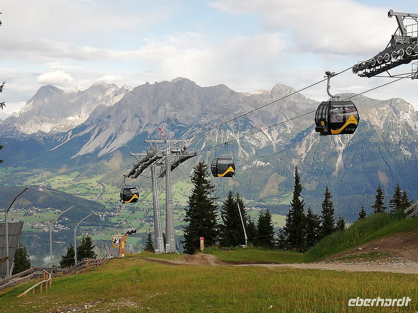 Ankunft auf der Planai &ndash; &copy; Martina Pötschke (Eberhardt TRAVEL)