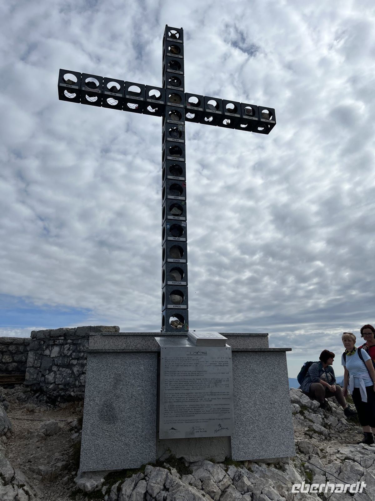 Angekommen am Europakreuz &ndash; &copy; Vicky Kern (Eberhardt TRAVEL)