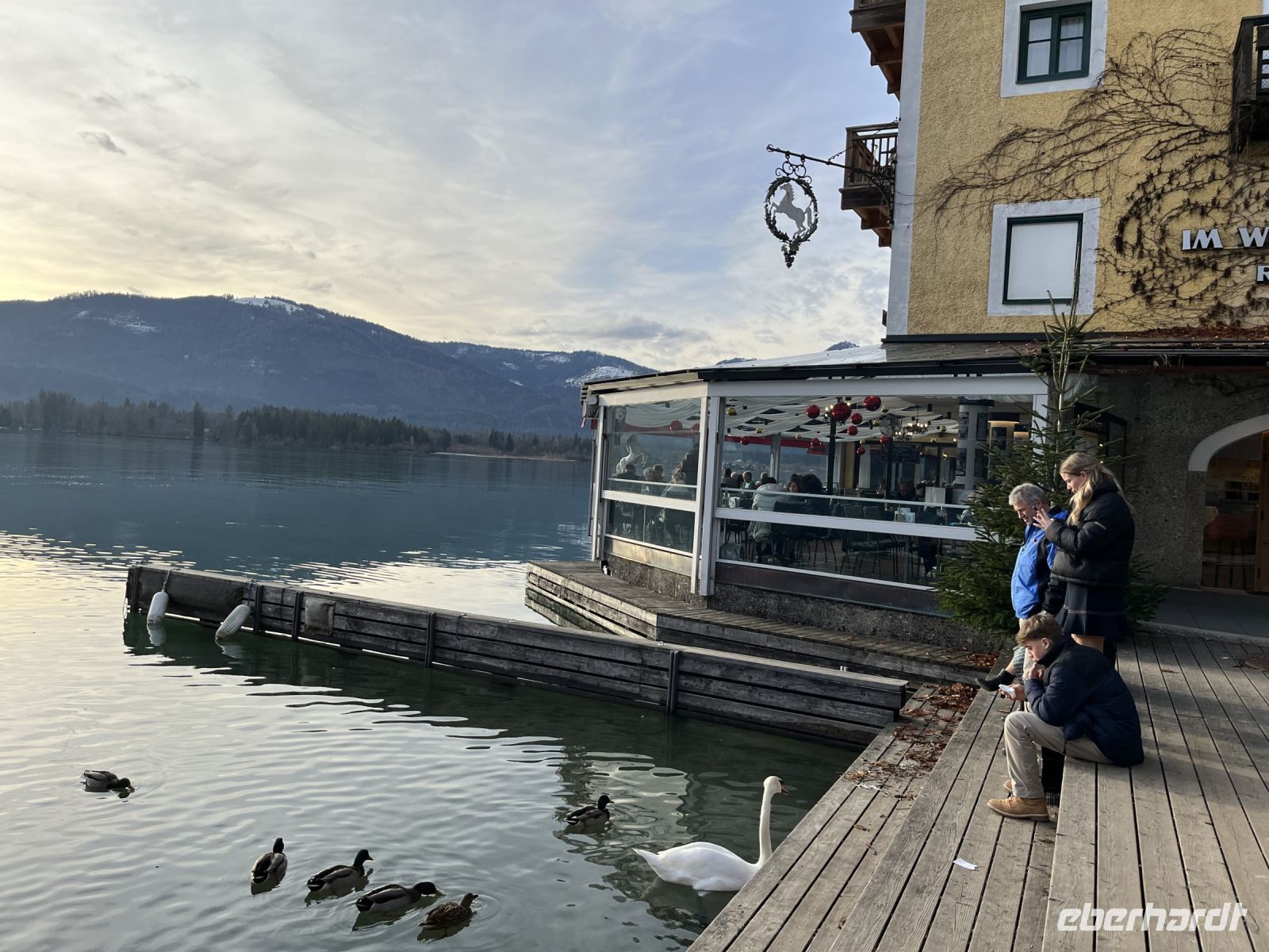 Terrasse am Weißen Rössl  &ndash; &copy; Heike Wunder (Eberhardt TRAVEL)