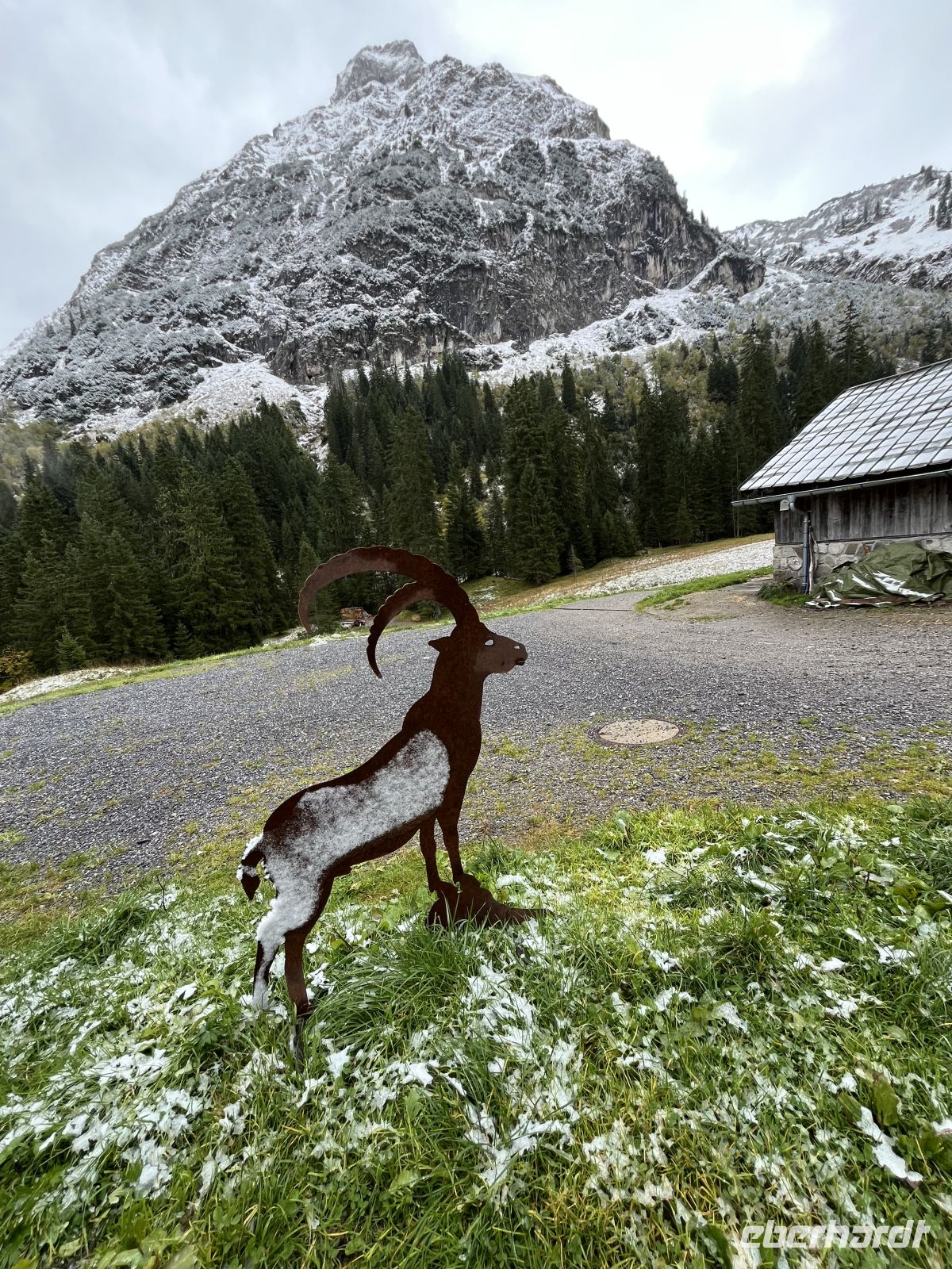 angekommen an Bärgunthütte &ndash; &copy; Renate Grafe (Eberhardt TRAVEL)