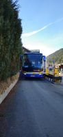 kniffelige Einfahrt auf den Hotel Parkplatz in Seefeld