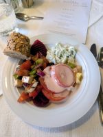 verdienter 1. Gang beim 5-Gänge-Menü im Hotel