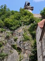Aufstieg zum Uhrenturm Schloßberg
