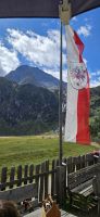 Blick zum Wasserfall und Sulzenauhütte