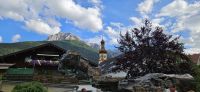Fulpmes, Blick vom Gregor Schlierensauer Platz zur Serles &ndash; &copy; Ria Heilmann (Eberhardt TRAVEL)