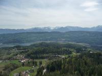 Ein großartiger Panoramablick nach Norden zu den Gurktaler Alpen.