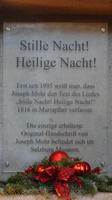 Stille Nacht Tafel &ndash; &copy; Gisela Hohlfeld (Eberhardt TRAVEL)