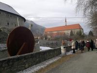 Am Rad des Lebens in Friesach &ndash; &copy; Kristin Möbius (Eberhardt TRAVEL)