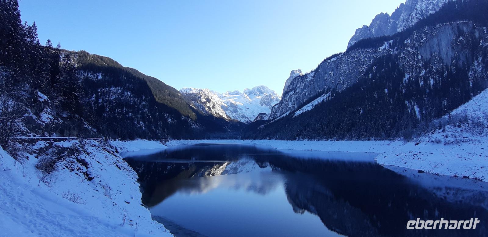 Vorderer Gosausee mit Dachsteinmassiv &ndash; &copy; Uta Hertel (Eberhardt TRAVEL)
