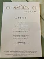 Menü Sonntag