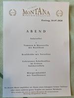 Menü Freitag