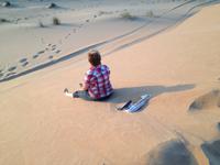 289 Rodelspaß in der Wahiba Sands Wüste &ndash; &copy; Patrick Fritzsche (Eberhardt TRAVEL)