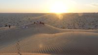 Sonnenuntergang in der Rub Al Khali &ndash; &copy; Frank Nimschowski (Eberhardt TRAVEL)