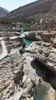 Drohnenaufnahmen vom Wadi Bani Khalid &ndash; &copy; Jacob Spangenberg (Eberhardt TRAVEL)