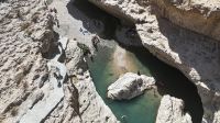 Drohnenaufnahmen vom Wadi Bani Khalid &ndash; &copy; Jacob Spangenberg (Eberhardt TRAVEL)