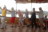 Im Boot auf dem See Genezareth &ndash; &copy; Michael Krause (Eberhardt TRAVEL)