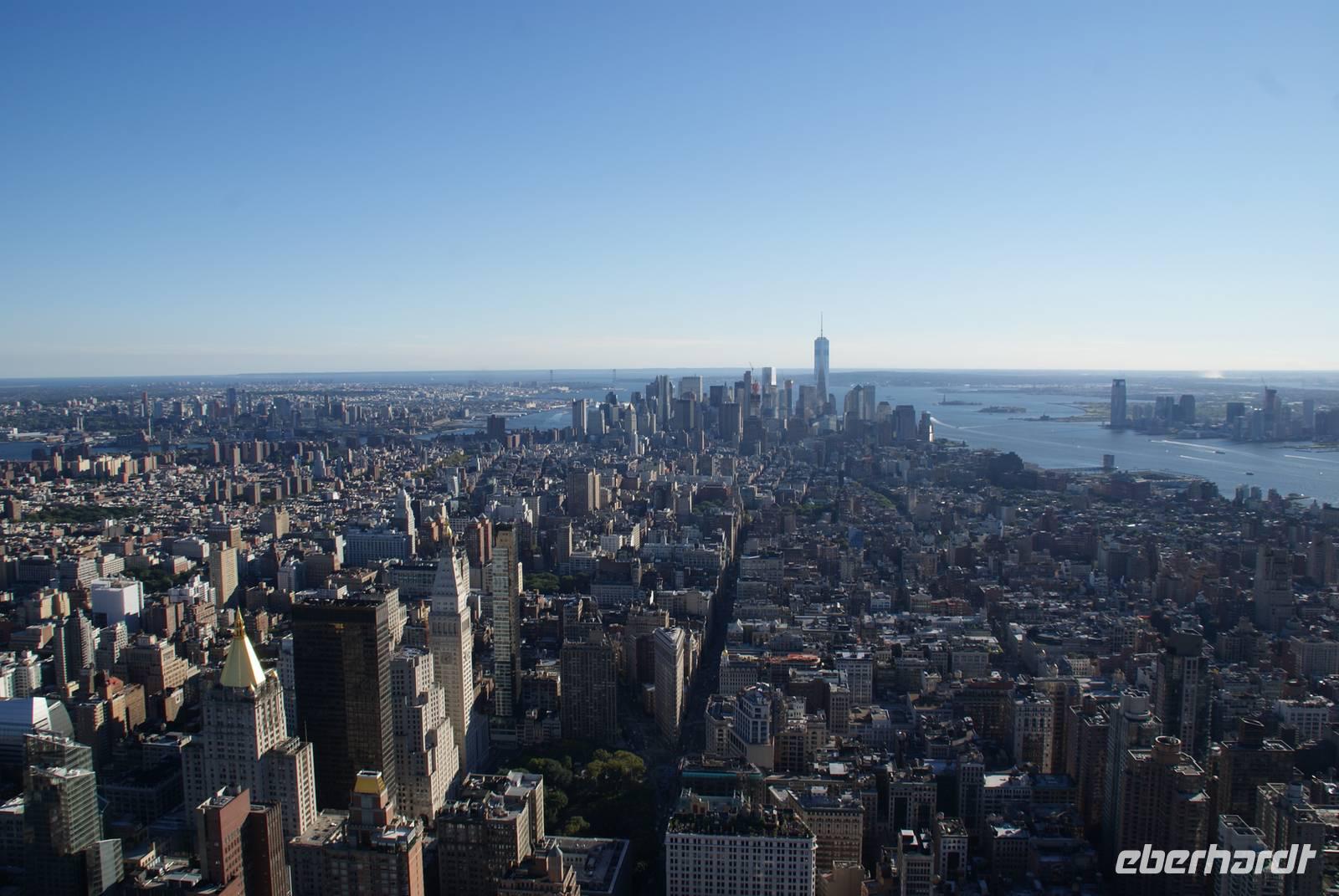 Blick vom Empire State Building &ndash; &copy; Maria Drewans (Eberhardt TRAVEL)
