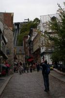 Québec - Gasse in der unteren Altstadt &ndash; &copy; Maria Drewans (Eberhardt TRAVEL)