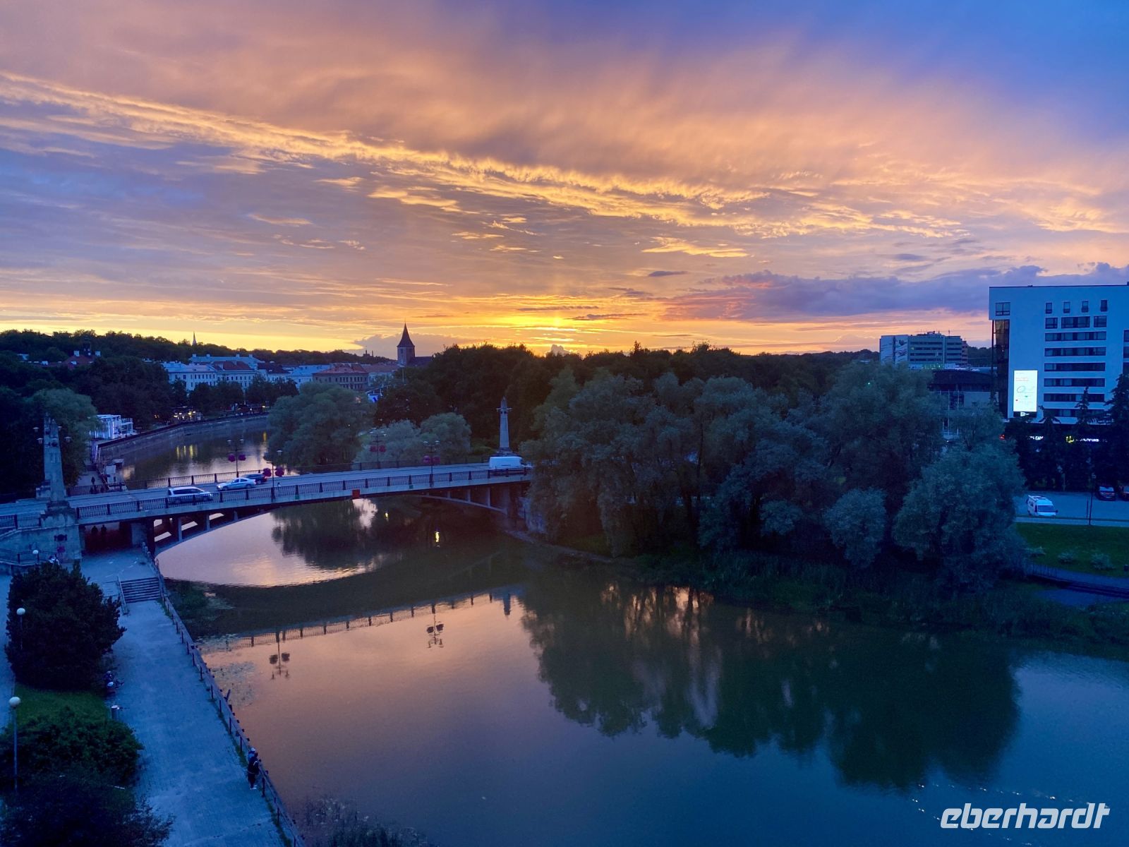 Tag 5 - Sonnenuntergang in Tartu &ndash; &copy; Christin Kuschka (Eberhardt TRAVEL)