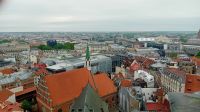 Riga von oben mit St. Johannis Kirche