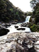 Tawhai Wasserfall im Tongariro Nationalpark &ndash; &copy; Simone Willner (Eberhardt TRAVEL)