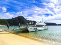 Unser Ausflugsboot im Abel Tasman Nationalpark &ndash; &copy; Simone Willner (Eberhardt TRAVEL)