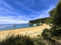 Mittagspause im Abel Tasman Nationalpark &ndash; &copy; Simone Willner (Eberhardt TRAVEL)