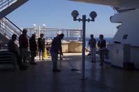 Shuffleboard der Eberhardt Gruppe auf der Diamond Princess &ndash; &copy; Stefanie Knisse (Eberhardt TRAVEL)