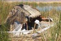 Besuch-bei-einer-Familie-auf-den-Uros-Inseln_Meerschweinchenstall_Titicacasee_Peru &ndash; &copy; Maria Drewans (Eberhardt TRAVEL)
