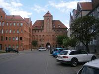 Gdansk, Hinteransicht des 