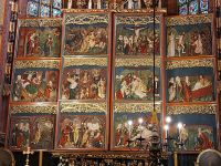 2024-Silvesterreise Krakau: Veit-Stoß-Altar - geschlossen &ndash; &copy; Dieter Braune (Eberhardt TRAVEL)