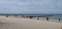 am Strand von Kolberg