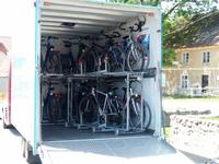Fahrradanhänger &ndash; &copy; Maria Hoyer (Eberhardt TRAVEL)