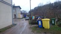 Hinterhof-Weihnachtsromantik in Oliva bei Danzig
