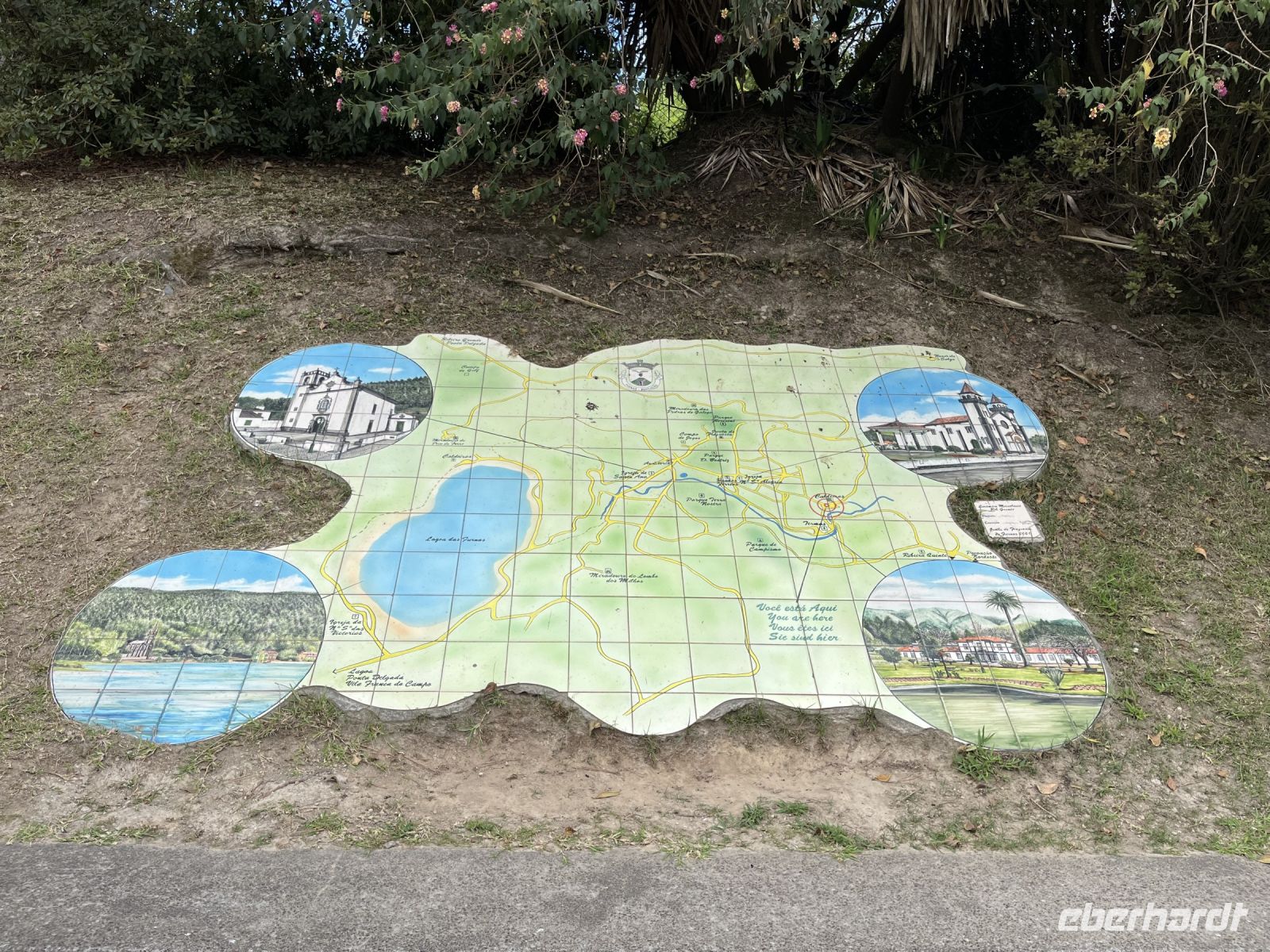 Stadtplan von Furnas &ndash; &copy; Valentin Meyer-Plath (Eberhardt TRAVEL)