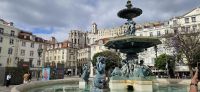 Lissabon, Brunnen auf dem Rossio Platz  &ndash; &copy; Ria Heilmann (Eberhardt TRAVEL)