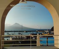 Unser Blick auf Pico beim Frühstücken &ndash; &copy; Monika Cortese (Eberhardt TRAVEL)