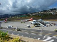 Betrieb auf dem Flughafen Santa Catarina
