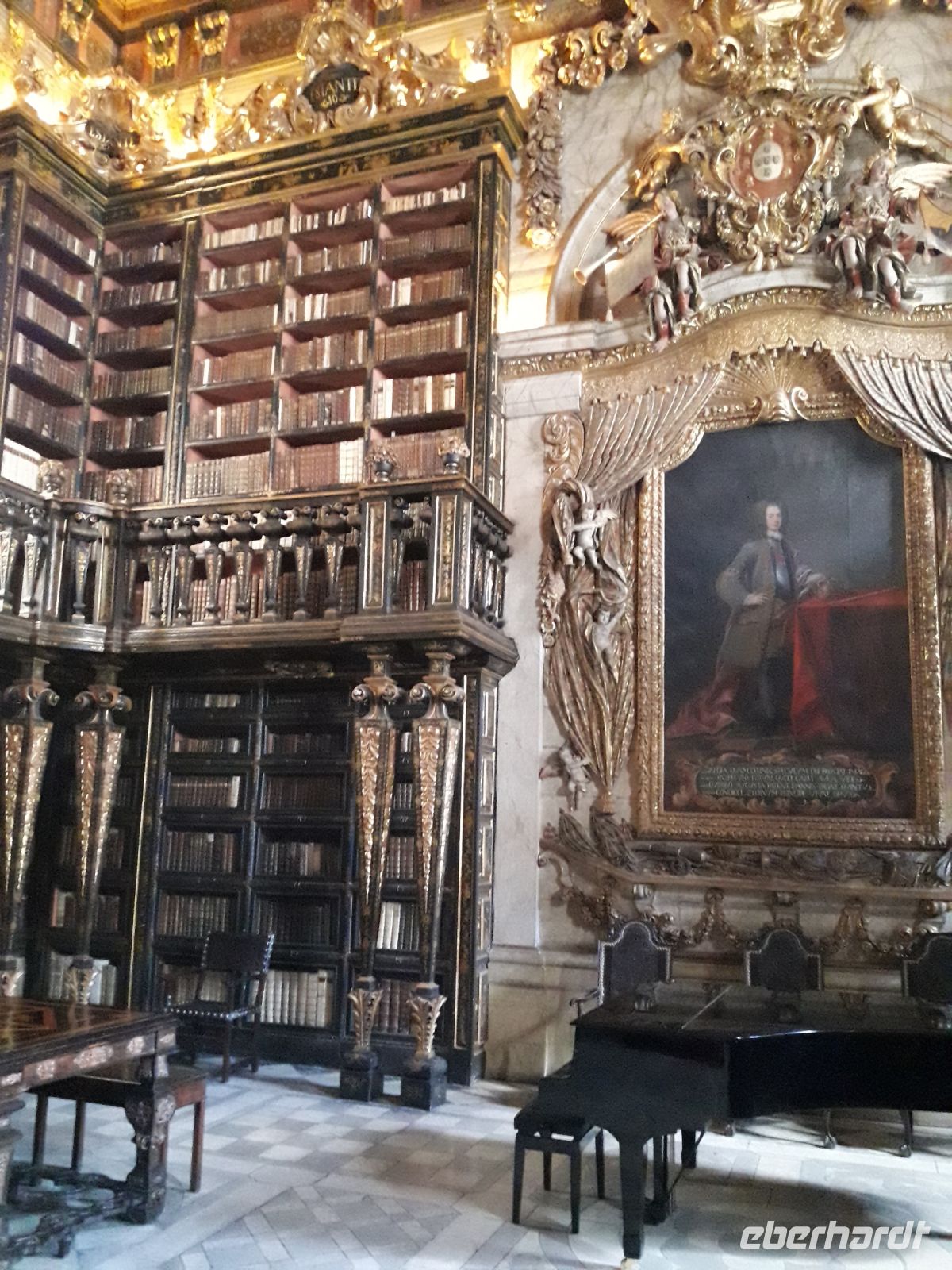 Coimbra - Bibliothek &ndash; &copy; Wolfgang Balling (Eberhardt TRAVEL)